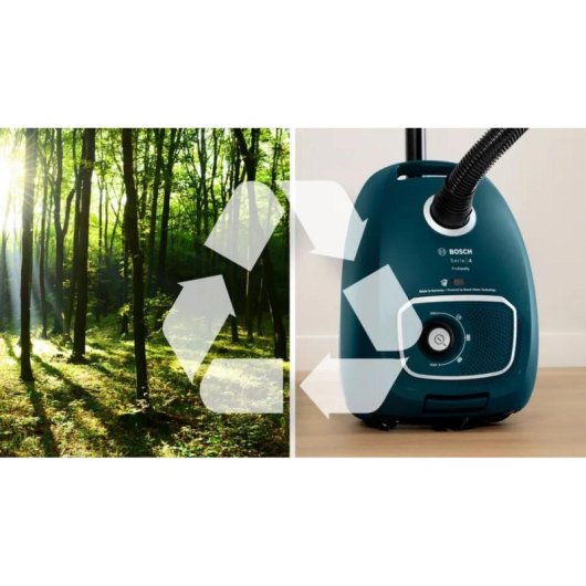 Aspiradora con Bolsa Bosch BGL41FAM1H 700W 4L HEPA 13 Azul Oscuro