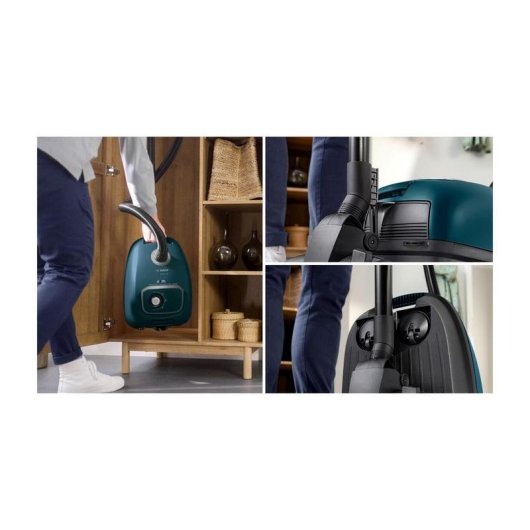 Aspiradora con Bolsa Bosch BGL41FAM1H 700W 4L HEPA 13 Azul Oscuro