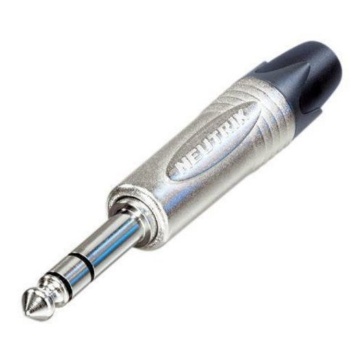 Conneur Jack Professionnel Neutrik NP3X Alu Nickel 6.35 mm