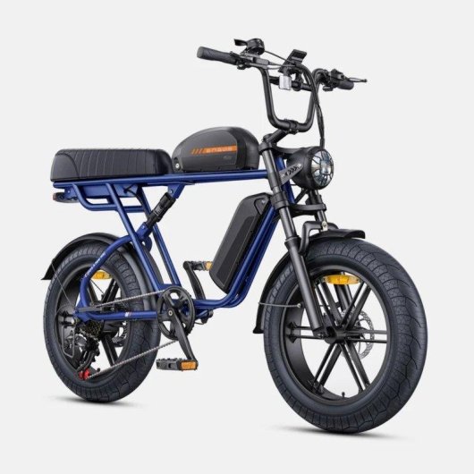 Bicicleta Elétrica Engwe M1 Eu - Motor 250W Bateria 48V28.6ah Pneus 20" Freios a Disco Hidráulicos Azul