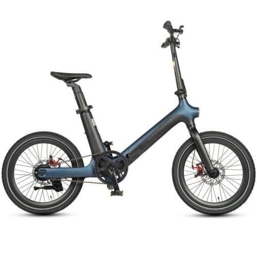 Bicicleta Elétrica Maxturn Smart30 250w 36v9.6ah 20" Travões a Disco Mecânicos Preto Azul