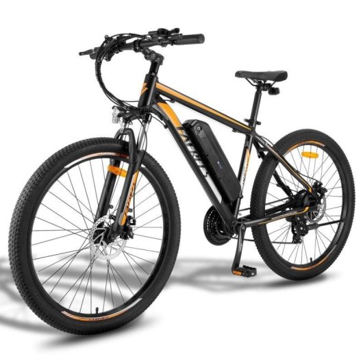 Bicicletta Elettrica Fafrees F28 Mt 250w 36v15ah 27,5" Disco Nero-arancione