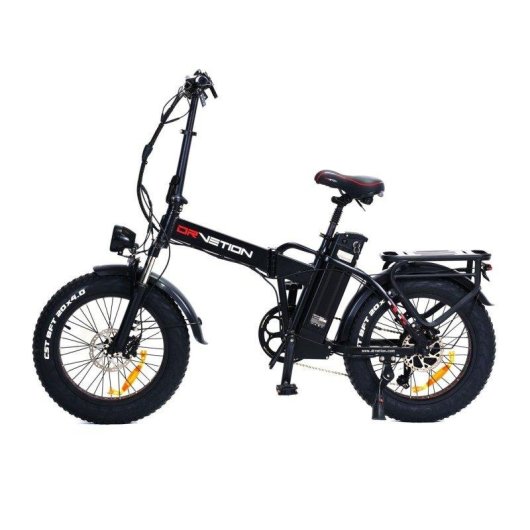 Bicicleta Elétrica Drvetion At20 Pro Max 750W 48V 15Ah 20" Freios Hidráulicos Preta