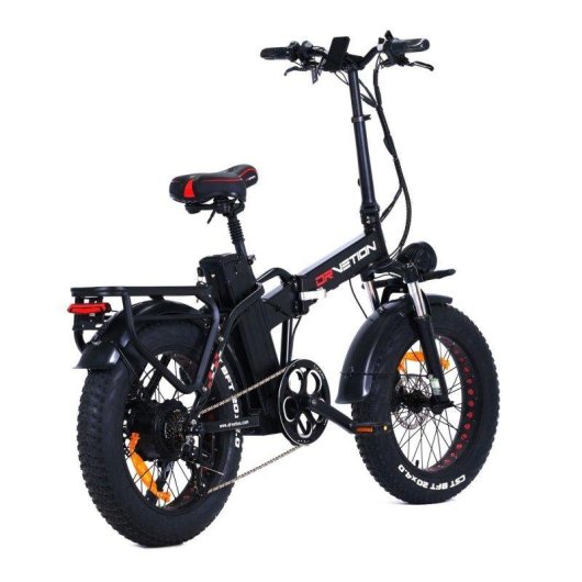 Bicicleta Elétrica Drvetion At20 Pro Max 750W 48V 15Ah 20" Freios Hidráulicos Preta