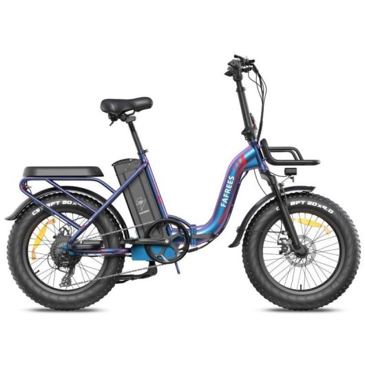 Bicicleta Elétrica Fafrees F20 Max 500W Bateria 48V30ah Pneus 20" Travões de Disco Mecânicos