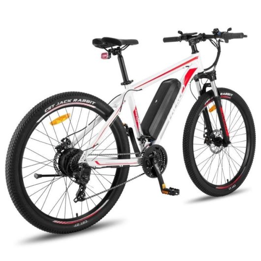 Bicicleta Elétrica Fafrees F28 Mt 250W 27,5" Disco Branco-Vermelho