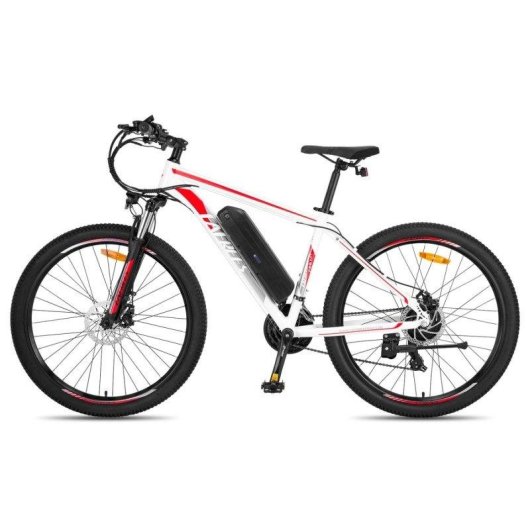 Bicicleta Elétrica Fafrees F28 Mt 250W 27,5" Disco Branco-Vermelho