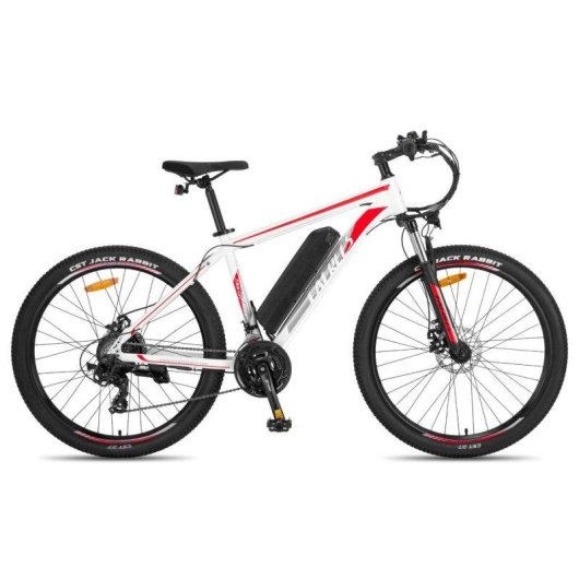Bicicleta Elétrica Fafrees F28 Mt 250W 27,5" Disco Branco-Vermelho
