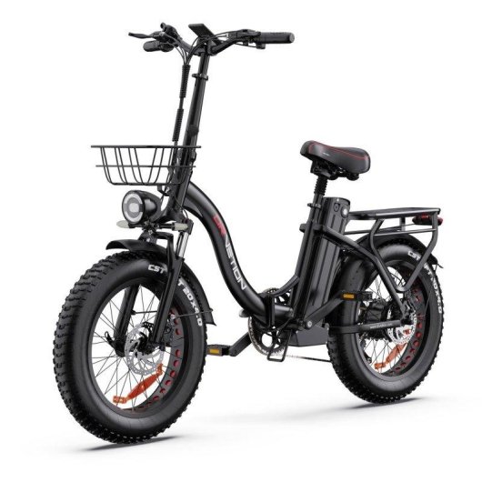 Bicicleta Elétrica Drvetion Ct20 Pro Max 750W 48V 20" Freios Hidráulicos Preta