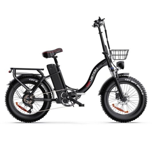 Bicicleta Elétrica Drvetion Ct20 Pro Max 750W 48V 20" Freios Hidráulicos Preta