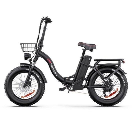 Bicicleta Elétrica Drvetion Ct20 Pro Max 750W 48V 20" Freios Hidráulicos Preta