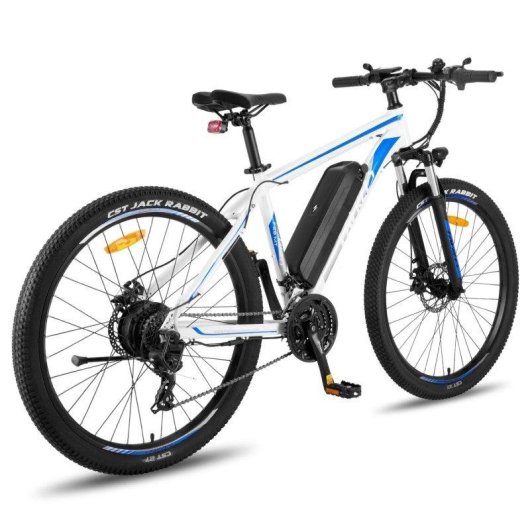 Bicicletta Elettrica Fafrees F28 Mt 250w 36v15ah 27,5" Disco Bianco-Blu
