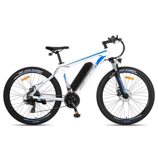 Bicicletta Elettrica Fafrees F28 Mt 250w 36v15ah 27,5" Disco Bianco-Blu