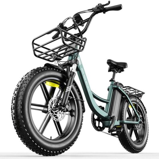 Bicicleta Eléctrica Zwheel Urban Pioneer 250W 48V 13Ah Verde