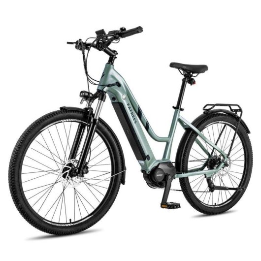 E-Bike Fafrees Fm8 Motor 250w Akku 36v14.5ah 27.5" Hydraulische Scheibenbremsen Grün