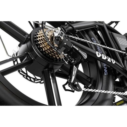 Bicicleta Eléctrica Zwheel Urban Flux Verde 250W 100 km Autonomía Plegable
