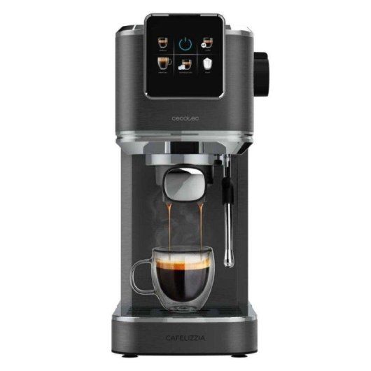 Cafetera Espresso Cecotec Cafelizzia Coldbrew Essential 1,2L 20 Bares con pantalla táctil