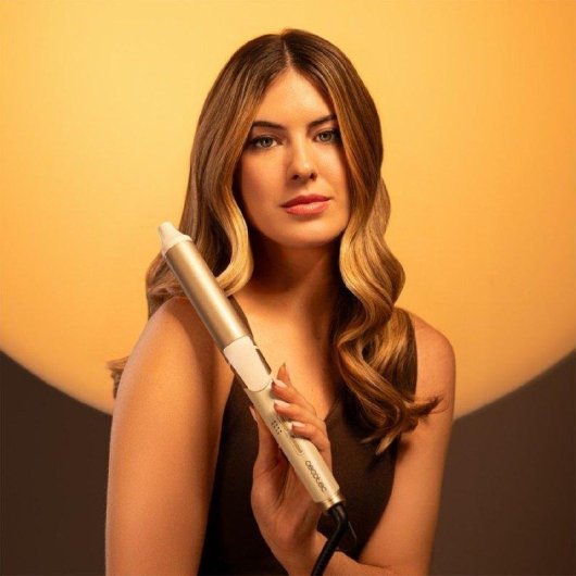 Boucleur à Cheveux Cecotec Surfcare 3200 PlasmaWaves Céramique 32mm 140-200°C Pince Auto-Arrêt