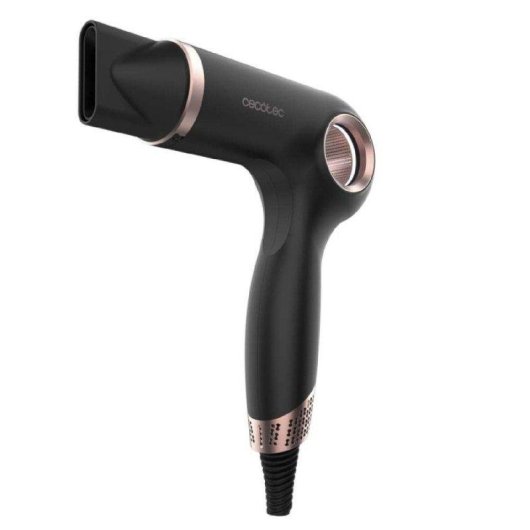 Sèche-cheveux Ionique Cecotec DryGlam Waves Sensor 1400W 6 Accessoires 110000rpm Noir