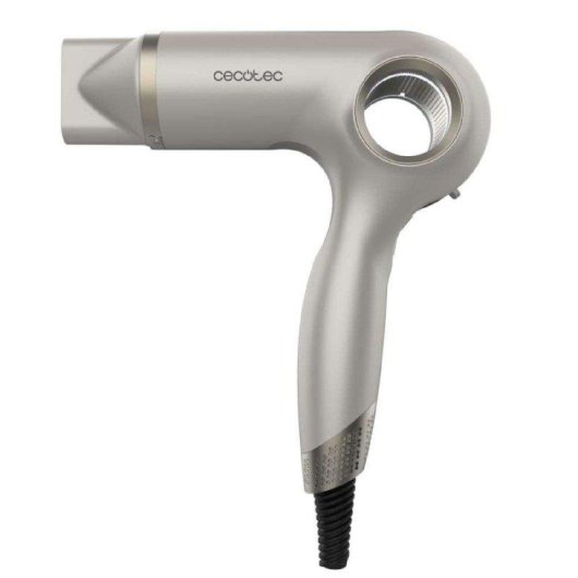 Secador de Pelo Iónico Cecotec DryGlam Waves Sensor 1400W 5 Temperaturas Motor Brushless con Accesorios