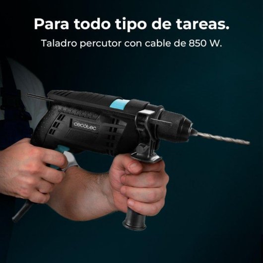 Taladro Percutor Cecotec Powerdrill 850 Keyless 850 W Cable 3 m