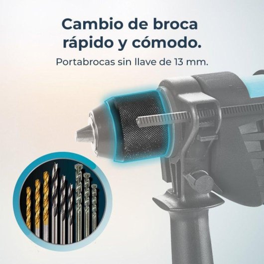 Taladro Percutor Cecotec Powerdrill 850 Keyless 850 W Cable 3 m