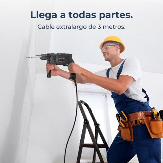 Taladro Percutor Cecotec Powerdrill 850 Keyless 850 W Cable 3 m