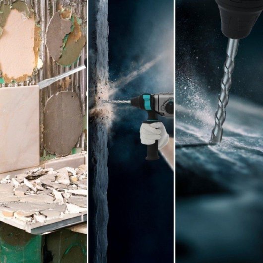 Martillo Percutor SDS Plus Cecotec Colossus 8000 Shockabsorber 3J Batería Nex21