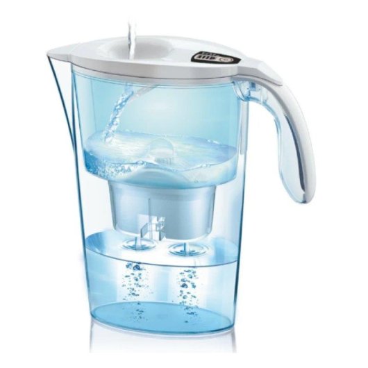 Jarro J31 CC Branco com Temporizador Analógico Laica + 2 Filtros Biflux