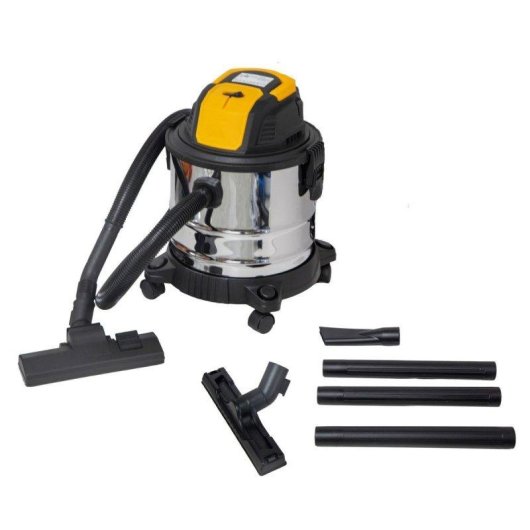 Aspiradora Industrial Klack 1200W Multiuso Sólidos Líquidos 20L