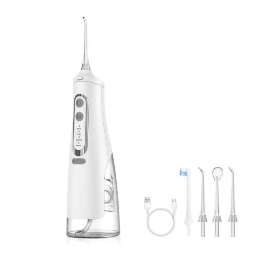 Irrigadores Dentais Klack Water Flosser Sem Fios IPX7 300ml Depósito Multi-Pressões
