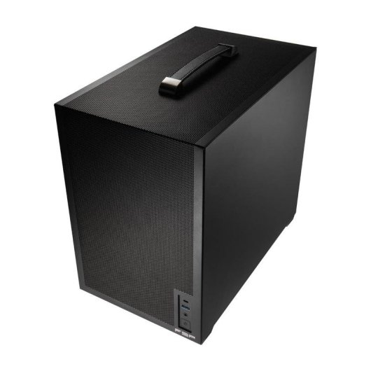 Gehäuse FSP S210-B Mini Tower Schwarz Gehärtetes Glas mITX/mATX