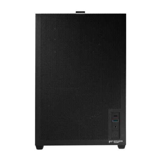 Gehäuse FSP S210-B Mini Tower Schwarz Gehärtetes Glas mITX/mATX