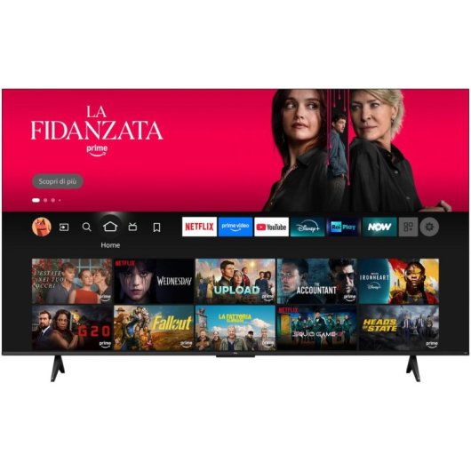 TV TCL LED 75V6D 75" 4K Ultra HD 60Hz Smart TV Fire OS HDR10 Dolby Vision Alexa