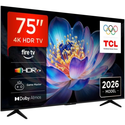 TV TCL LED 75V6D 75" 4K Ultra HD 60Hz Smart TV Fire OS HDR10 Dolby Vision Alexa