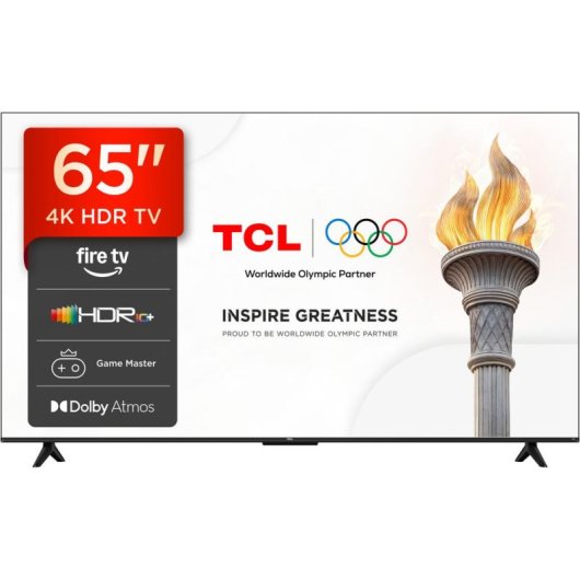 TV TCL LED 65V6D 65" 4K UltraHD 60Hz Smart TV Fire OS HDR10 Dolby Vision Alexa
