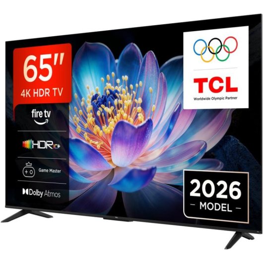 TV TCL LED 65V6D 65" 4K UltraHD 60Hz Smart TV Fire OS HDR10 Dolby Vision Alexa