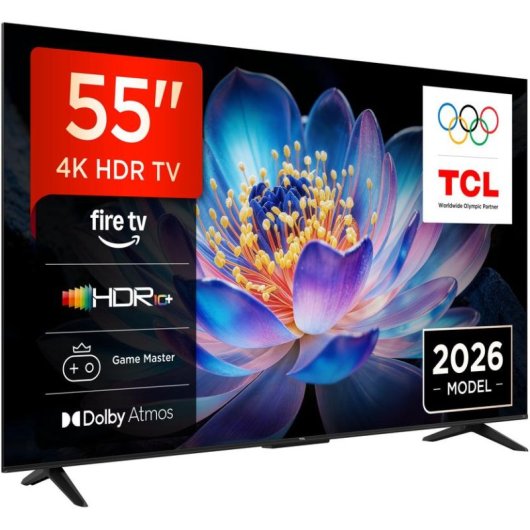 TV TCL LED 55V6D 55" 4K UltraHD 60Hz Smart TV Fire OS HDR10 Dolby Vision Alexa