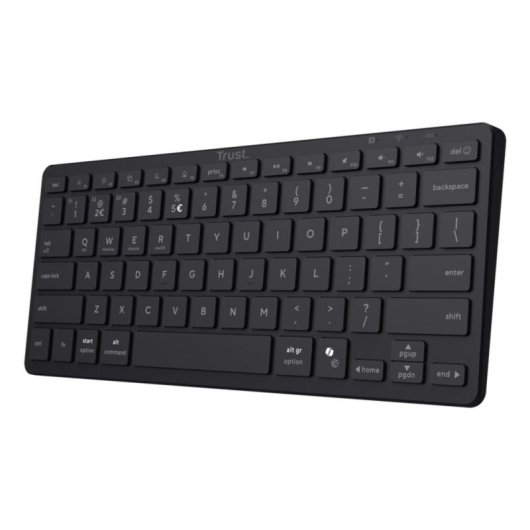 Clavier Trust Nado II 60% sans fil USB Bluetooth noir QWERTY