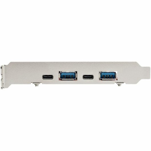 Tarjeta PCIe StarTech 4 Puertos USB 3.2 Gen 2 10Gbps 2x USB-C y 2x USB-A