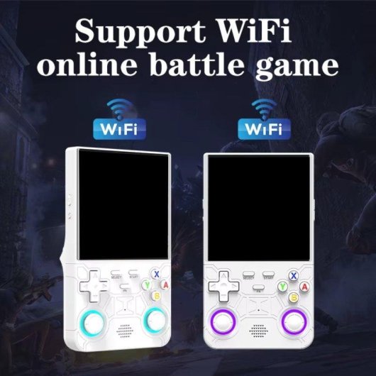 Klack R36 Ultra Retro Portátil 64GB Wifi 21.000 Jogos Roxo