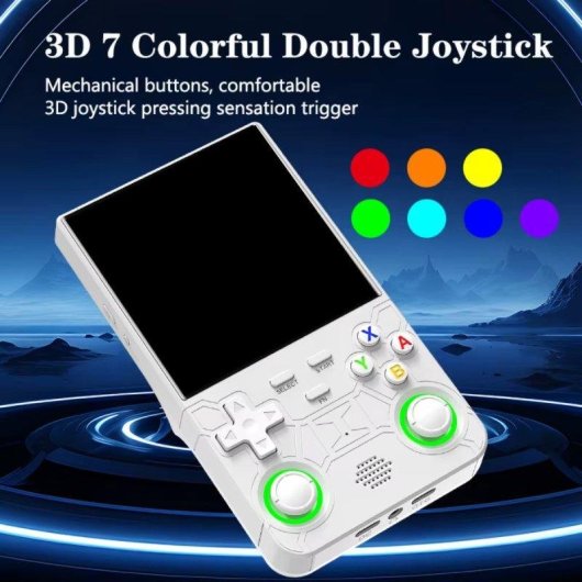 Klack R36 Ultra Retro Portátil 64GB Wifi 21.000 Jogos Roxo