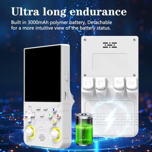 Klack R36 Ultra Retro Portátil 64GB Wifi 21.000 Jogos Roxo