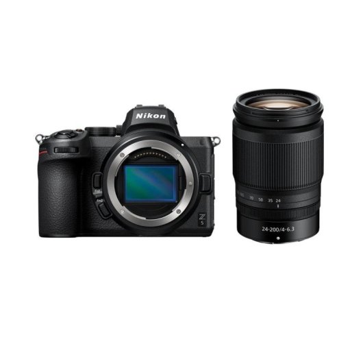 Cámara Mirrorless Nikon Z5 24.3MP 4K UHD 24-200mm Sensor Full-Frame WiFi Bluetooth