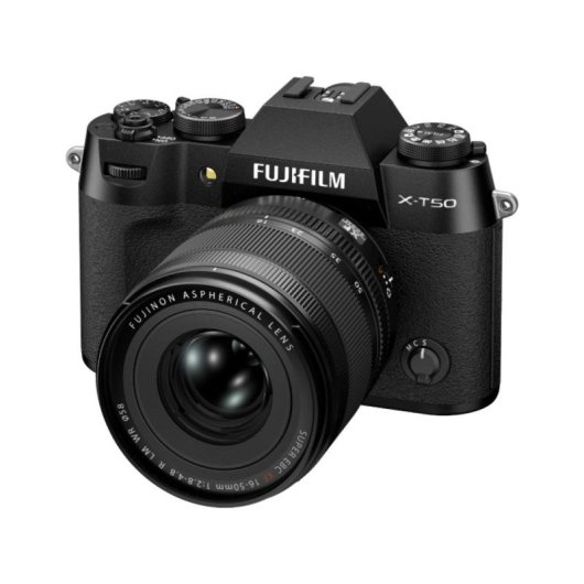 Appareil photo sans miroir Fujifilm X-T50 40,2MP Bluetooth WiFi 16-50mm Autofocus IA