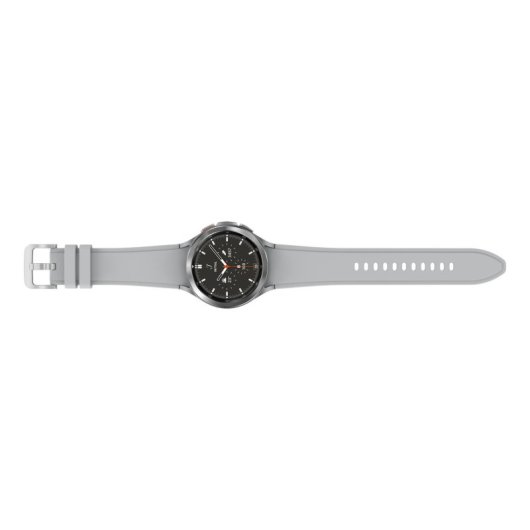Samsung Galaxy Watch4 Classic Bluetooth GPS NFC 42mm Super AMOLED Plata M Resistencia Agua IP68 SpO2 Pulsómetro