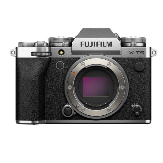 Appareil photo mirrorless Fujifilm X-T5 Corps 40,2MP 6.2K WiFi Bluetooth Argent