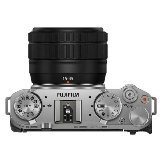 Cámara Mirrorless Fujifilm X-M5 26.1MP 6.2K UHD 15-45mm WiFi Bluetooth Plata