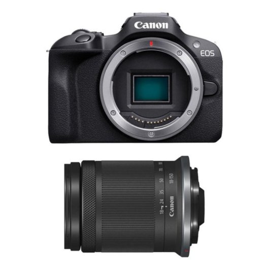 Appareil photo mirrorless Canon EOS R100 24,1MP WiFi 18-150mm Bluetooth vidéo 4K