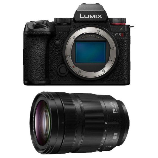 Appareil photo Mirrorless Panasonic Lumix S5 II 24,2MP 24-105mm Full-Frame WiFi Bluetooth